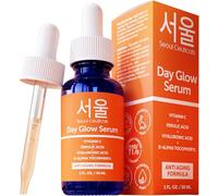 Seoul Ceuticals Korean Skin Care - Serum a base di acido ferulico, acido ialuronico, 20% vitamina C ed E, potente azione antietà e antirughe 30 ml circa.