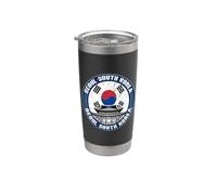 Seoul Corea del Sud Tempio coreano bandiera della Corea del Sud Bicchiere termico in acciaio inox doppia parete