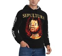 Sep-ult*urá Band, felpa da uomo con cappuccio originale in morbido pile con cappuccio a maniche lunghe con cappuccio con stampa 3D grafica Streewear per fan regalo, Sepultura-6, L
