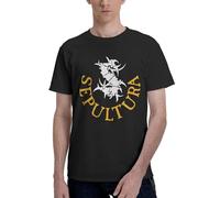 Sep-ULT*urá - Maglietta da uomo Valueweight a girocollo a maniche corte, 100% cotone, con stampa 3D, casual, estiva, da spiaggia, Sepultura-13, 3XL
