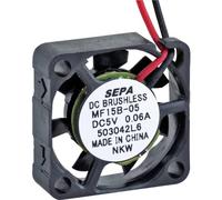 SEPA MF15B05 - Ventola assiale 5 V/DC 0,7 m³/h (lunghezza x larghezza x altezza) 15 x 15 x 4,5 mm