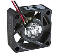 SEPA MFB25F12 Ventilatore assiale 12 V/DC 4,2 m³/h (L x P x A) 25 x 25 x 10 mm