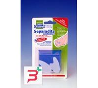 SEPARADITA ANATOMICO PER PIEDE REALIZZATO IN GEL DI SILICONE BIANCO SEMITRASPARENTE SAGOMATO IGIENEPIEDE 2 PEZZI
