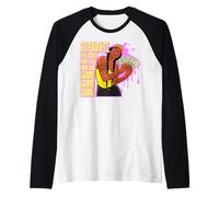 separare Il Corpo dalla Mente e macinare Nero Sista Maglia con Maniche Raglan