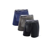 Separatec Boxer Aderenti da Uomo per Sport Intimo Sportivo ad Asciugatura Rapida in Tessuto a Rete con Tasca Separata Confezione da 3