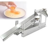 Séparateur de protéines de jaune d'œuf de poulet, machine de séparation d'œufs en acier inoxydable 304, filtre à liquide pour œufs de 500 à 800 pièces/heure, hauteur réglable, convient à divers envi