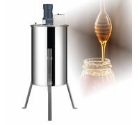 Séparateur D'extracteur De Smielatore Électrique Cadre 3, En Acier Inoxydable, Velocità Regolabile, Con Coperchio Trasparente E Motore Silenzioso - Spinner Per Miele Veloce Ed Efficiente