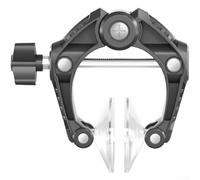 Separatore a ventosa per schermo LCD, strumento per la riparazione del telefono, presa forte, design antiscivolo, rimozione rapida dello schermo, struttura in ABS, nero, 50 mm campo di serraggio (A)