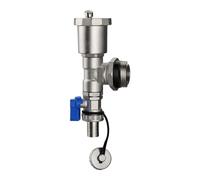 Separatore acqua in acciaio per impianti idronici con ventilazione automati