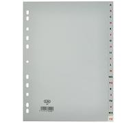 Separatore alfabetico Elba plastica 120 mc din a4 11 trapani a-z grigio