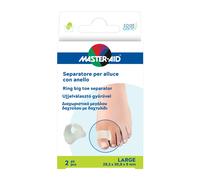 Separatore alluce master-aid footcare con anello large 2 pezzi d4
