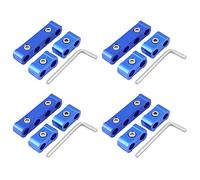 Separatore Cavi Accensione 12 Pezzi per Candele 8mm 9mm 10mm, Kit Morsetti in Lega di Alluminio per Motori