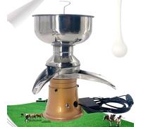 Separatore Centrifugo Elettrico per Latte, Scrematrice Professionale per Panna, Materiale Alimentare, Sicuro E Sano, Regolabile per Latte di Pecora, Latte di Capra, Yellow, 220v