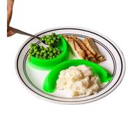 Separatore Cibi - Striscia Divisoria Silicone | Divisore Piātto | Partizione Flessibile Resistente Calore Per Portate, Pasti Bambini, Cena Familiare, Routine Pranzo Quotidiana, Organizzazione Tavolo C