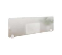 Separatore da scrivania in acrilico satinato - Pannello divisorio privacy per uffici con morsetti di sicurezza | Protezione per postazioni di lavoro, scuole e spazi condivisi(30 x 50 cm)