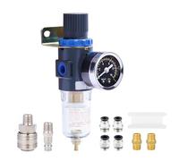 Separatore d'acqua ad aria compressa riduttore di pressione per compressore, filtro da 1/4" con attacco rapido