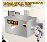 Separatore d'acqua per olio intercettatore in acciaio inossidabile con trappola per grasso per cucina commerciale del ristorante Grease Trap