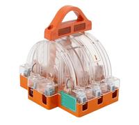 Separatore della batteria, pulsante di sicurezza, trasparente a 3 pin con display a LED contro il colpo elettrico | Pulsante di scollatura della batteria per la manutenzione del veicolo Sicurezza