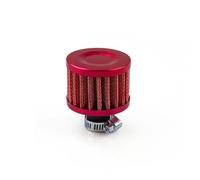 Separatore della valvola di s sostituzione Mini filtro aria per auto per moto, presa d'aria fredda ad alto flusso, filtro di sfiato del basamento(Red)
