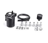 Separatore della valvola di s sostituzione Serbatoio separatore universale per olio in alluminio da 300 ml con sfiato, kit serbatoio aria motore
