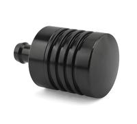 Separatore della valvola di s sostituzione Sfiato motore motore scatola filtro carter testa cambio collettore olio adatto per Harley Custom alluminio Separatore d'olio per valvola PCV(Black)