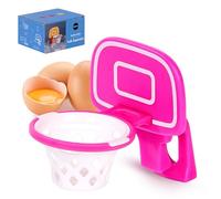 Separatore di albume d'uovo, filtro bianco a forma di tuorlo d'uovo a forma di canestro, divisore di tuorlo in plastica, gadget da cucina per la cottura domestica