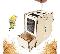 Separatore di buccia di grano, per la pulizia fai da te dei semi degli uccelli, con ventola e uscita dell'aria a rete, macchina per screening del cibo per uccelli per miglio e cereali vari