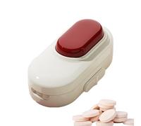 Separatore Di Compresse - Affettatrice Per Compresse 1/4 | Taglierina Di Farmaci Di Precisione,Per Uomini Adulti Anziani Per Uso Scuola E Viaggio Taglio Di Medicina