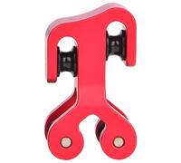 Separatore di corde con sistema di scorrimento liscio, accessorio antiusura per tiro con l'arco per la caccia, doppio rullo per tiro con l'arco, separatore di corde per arco composto in acciaio