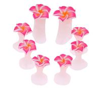 Separatore di dita di fiori,Separatori di dita in silicone,Separatori di dita morbidi e riutilizzabili - Strumenti in silicone per la decorazione delle unghie, separatori per unghie per donne, sposa