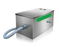 Separatore di Grassi Commerciale, Fori Multipli di Ingresso Dell'acqua, Separatore di Grassi in Acciaio Inossidabile, Ingresso Laterale, Adatto for Ristoranti e Cucine(Medium)