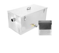 Separatore di grassi, Grease Interceptor Grease Trap Water Oil Trap Filter Separator Kitchen Waste Water Treatment Stainless Steel For Restaurant Home,Filtrazione efficiente
