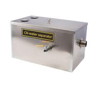 Separatore di Grassi in Acciaio Inossidabile per casa e Ristorante, Trappola per Grassi per lavello da Cucina di Medie Dimensioni, Soluzione Efficace per la Gestione del Grasso Commerciale