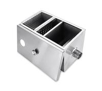 Separatore di grassi, In acciaio inox Grease Interceptor Grease Trap Water Oil Trap Filter Separator Trattamento delle acque reflue della cucina for la casa del ristorante,Filtrazione efficiente
