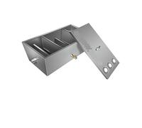 Separatore di grassi, Intercettore di grasso in acciaio inossidabile 1000mmx400mmx400mm, trappola for grasso, filtro separatore for trappola for olio d'acqua Trattamento delle acque reflue della cucin