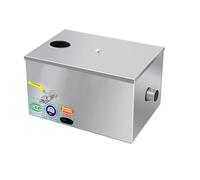 Separatore di grassi, Trappola intercettatore di grasso in acciaio inossidabile Separatore olio-acqua dimensioni multiple for cucine