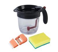 Separatore di grasso ergonomico a rete fine gadget da cucina | Separatore per sugo per zuppa per casalinga dieta fitness pasto postpartum inaugurazione della casa compleanno festa della