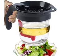 Separatore di grasso - filtro per zuppe di olio, 1 l, separatore per salse
