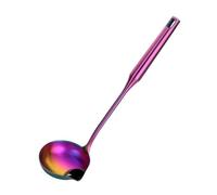 Separatore di Grasso per Cibo in Acciaio Inox 1/2 pezzi in acciaio inox, separatore di grassi e oli, mestoli, schiumarola, cucchiaio, scolapasta con isolamento termico(Color1,1PC)