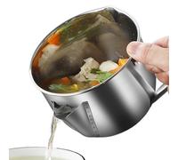 Separatore di grasso per salsa - separatore per salsa da cucina, strumento per la rimozione del grasso | separatore di olio in acciaio, zuppa separatore di grasso, separatore