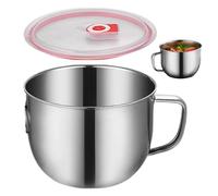 Separatore di grasso per sugo, separatore di grasso in acciaio inossidabile 304 con separatori di olio sul coperchio per zuppe, succhi