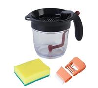 Separatore di grasso per sugo - Strumento di controllo del grasso da cucina, separatore da cucina, filtro per sugo per pasti mirati al benessere, accessorio da cucina consapevole dei nutrienti per