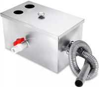 Separatore di Grasso Professionale in Acciaio Inox Separatore di Grasso Interceptor sotto Il Lavello Separatore di Grasso per L'industria della Ristorazione Cucina E Fabbrica, 001, 1, 50 * 30 * 30CM