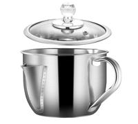 Separatore Di Grasso - Separatore Di Zuppa Di Grasso Di Alimentare | Tazza Separatore Di Olio Di Zuppa In Acciaio Inossidabile, Tazza Separatore Di Salsa Per La Cottura Con Colino Per Olio