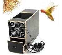 Separatore di gusci soffiati for mangime for uccelli,macchina for la vagliatura dei cereali efficiente a velocità regolabile elettricamente,macchina portatile in legno la soffiatura di semi uccelli(Bl
