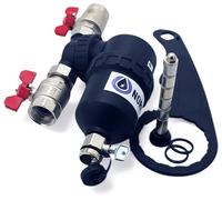 IBO Paraspruzzi magnetico da 1", 1 pollice, filtro magnetico, separatore di particelle magnetico per protezione dalla formazione di fango, rimozione di particelle di sporco