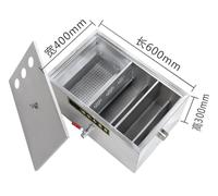 Separatore di olio e acqua, trappola for grasso for grondaie, trappola for grasso for cucine di catering(60cm*40cm*30cm)