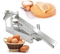 Separatore di palude di uova, separatore di uova rapido separatore tuorlo d'uovo, separatore proteico del tuorlo di pollo, altezza regolabile e gap di separazione, 500-800 pezzi/h output