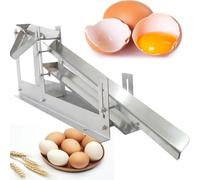 Separatore Di Proteine del Tuorlo Di Pollo, Macchina per Separazione Uova in Acciaio Inossidabile Commerciale, Filtro Liquido per Uova 500-800Pezzi/Ora, Altezza Regolabile E Spazio Di Separazione