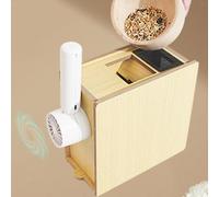 Separatore di pula di miglio, setaccio in legno per grani miglio, pula